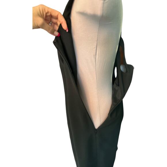 NWT Andrea Polizzi for Rex Lester Vintage 1980’sCocktail Dress in Black Size 10 - Picture 5 of 11